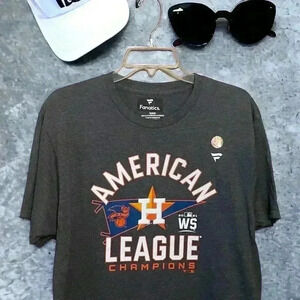 Fanatics Charcoal Houston Astros Med. 2021 American League Champions NEW